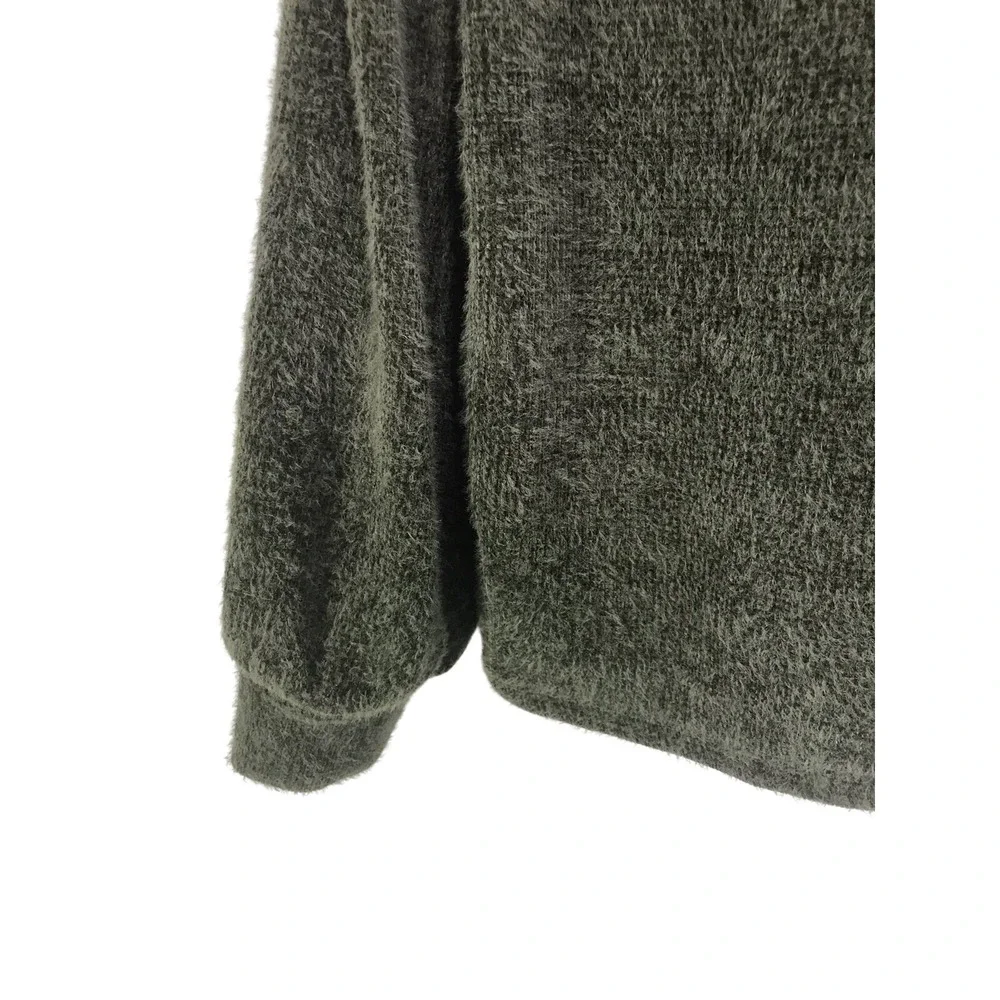NWT Old Navy Plush Soft Sweater Girl's Sz M‎ 8 Fuzzy Mock Neck Long Sleeve